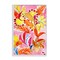 Stupell Industries Orange Botanicals on Pink Framed Giclee Wall Art Design by Victoria Barnes
